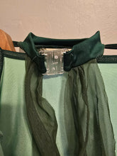 Load image into Gallery viewer, Dance Green Leotard with Applique and Sheer Green overlay and skirt, size MC