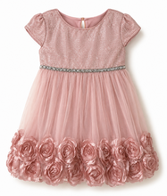 Load image into Gallery viewer, Blushing Rose Garden Party Dress