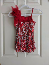 Load image into Gallery viewer, Red sequin costume