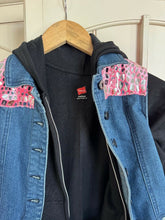 Load image into Gallery viewer, Black & White Hip Hop costume with hot pink tulle skirt & matching jacket