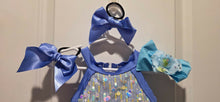 Load image into Gallery viewer, Weissman Turquoise and Lavender Sequin Tulle Dance Costume