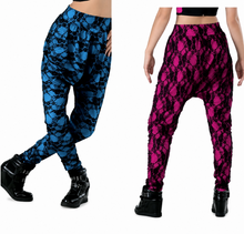 Load image into Gallery viewer, Lace Up the Beat – Urban Groove Harem Pants