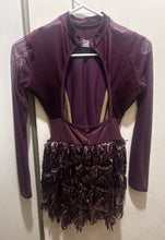 Load image into Gallery viewer, Maroon beaded dance costume by curtain call