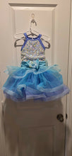 Load image into Gallery viewer, Weissman Turquoise and Lavender Sequin Tulle Dance Costume