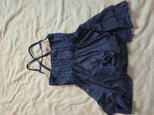 Load image into Gallery viewer, Sparkly blue lyrical costume