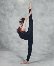 Load image into Gallery viewer, Contortion/ Acro red and black costume