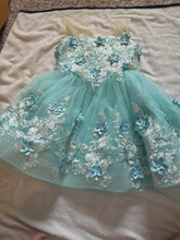 Load image into Gallery viewer, Beautiful mint green 4 layer dress
