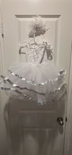 Load image into Gallery viewer, Weissman White and Silver Sparkle Tutu Dance Costume