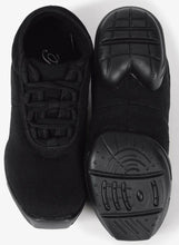 Load image into Gallery viewer, Theatricals Womens Split Sole Dance Sneaker - Black - Size 6