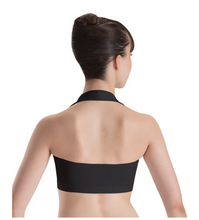 Load image into Gallery viewer, 3078 Pinch Front Overlay Halter Bra Top