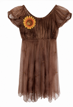 Load image into Gallery viewer, Sunflower Meadow Brown Mesh Costume