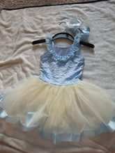 Load image into Gallery viewer, Baby blue sequin with full skirt