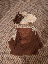 Load image into Gallery viewer, Glamour Tan and White Two-Piece Costume