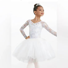 Load image into Gallery viewer, White Ballet Costume with Crown