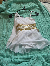 Load image into Gallery viewer, White and gold Greek Hercules costume