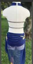 Load image into Gallery viewer, Navy/ gold lyrical ensemble
