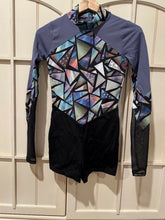 Load image into Gallery viewer, Like new Jazz one piece body suit multi colored
