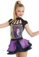 Load image into Gallery viewer, Blue and Purple Sequin Costume