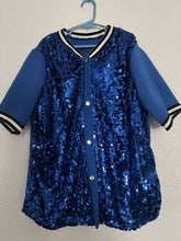 Load image into Gallery viewer, WEISSMAN: ROYAL BLUE SEQUIN HIP-HOP COSTUME