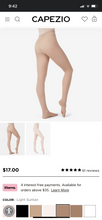 Load image into Gallery viewer, Capezio Transition Tights L/XL