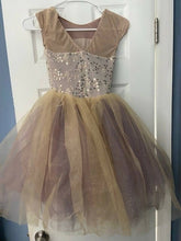 Load image into Gallery viewer, Purple & Gold Ballet Costume (MC)