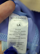 Load image into Gallery viewer, Weissman Light Blue and Periwinkle Lyrical Dress