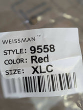 Load image into Gallery viewer, Weissman Red and Silver Sequin Jacket