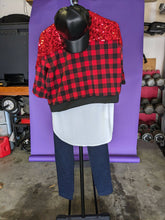 Load image into Gallery viewer, Weissman Red Plaid Jacket with Shirt and Jeggings