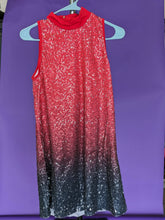 Load image into Gallery viewer, Weissman Red Ombre Sequin Dress