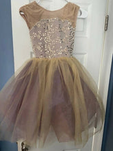 Load image into Gallery viewer, Purple & Gold Ballet Costume (MC)