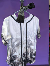 Load image into Gallery viewer, Weissman Black and White Hip Hop Jersey and Bandana