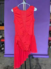 Load image into Gallery viewer, Weissman Red Lyrical Dress (Broken Clasp)