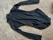 Load image into Gallery viewer, Capezio Large-xLarge long sleeve turtleneck leotard in Black