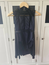 Load image into Gallery viewer, Black leotard /w connected half black skirt