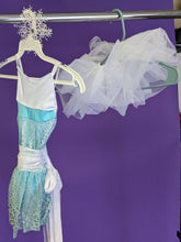 Load image into Gallery viewer, Art Stone Aqua Snowflake Ballet Dress and Tutu with headpiece