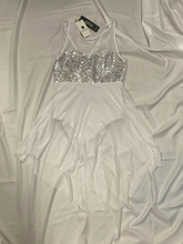 Load image into Gallery viewer, iEFiEl white lyrical sequin costume

