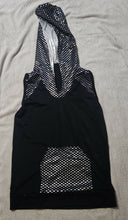 Load image into Gallery viewer, Hip hop/black and silver shirt
