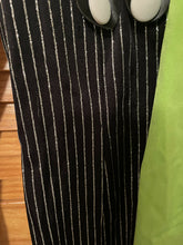 Load image into Gallery viewer, Pin Striped pants with Green Tie
