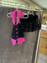 Load image into Gallery viewer, Black and Pink Sequins and rhinestones
