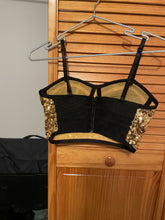 Load image into Gallery viewer, Balera Gold Sequin Top
