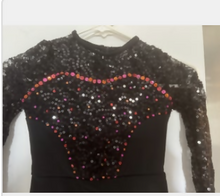 Load image into Gallery viewer, Balera "Sequin Lace Glam" Style #SQ10127 Long Sleeve Dance Unitard
