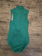 Load image into Gallery viewer, Weissman Mock Neck Leotard, Kelly Green, size MC
