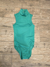 Load image into Gallery viewer, Weissman Mock Neck Leotard, Kelly Green, size MC
