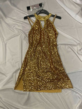 Load image into Gallery viewer, Revolution Dancewear - Glitz and Glam in gold, never worn, RC22851
