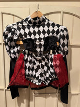 Load image into Gallery viewer, Black &amp; White Diamond Checkered Hip Hop Costume
