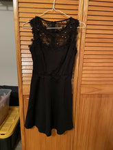 Load image into Gallery viewer, Black Dress with Lace Detail
