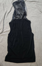 Load image into Gallery viewer, Hip hop/black and silver shirt
