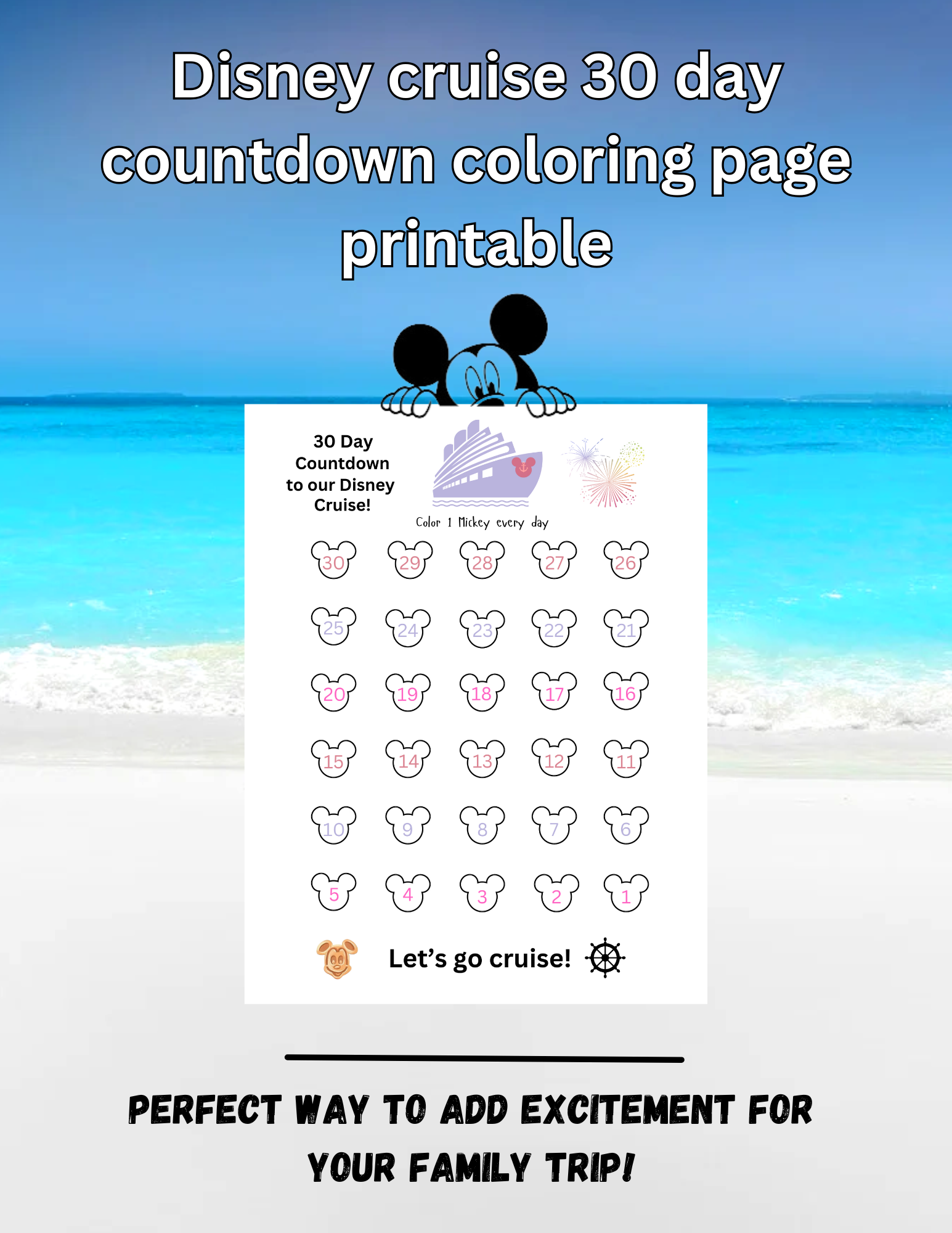 30 Day Disney Cruise Countdown Calendar Trip Reveal digital download – Dancewear Closet, LLC 30-day-disney-cruise-countdown-calendar-trip-reveal-digital-download-dancewear-closet-llc