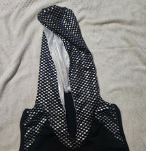 Load image into Gallery viewer, Hip hop/black and silver shirt
