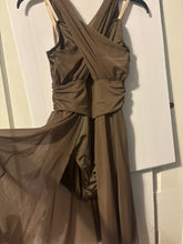 Load image into Gallery viewer, Brown contemporary leotard dress
